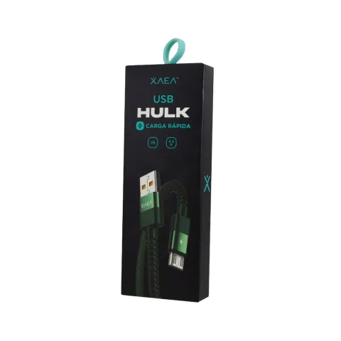 CABLE USB MODX-088 HULK V8 - XAEA - VERDE