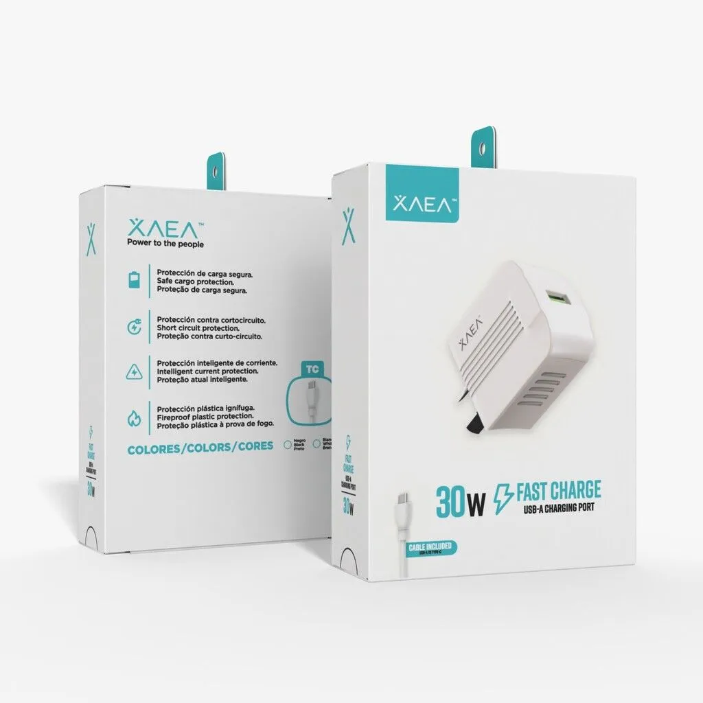 CARGADOR 220V MODO-006 - 1USB + TIPO C - ONLY PREMIUM - BLANCO