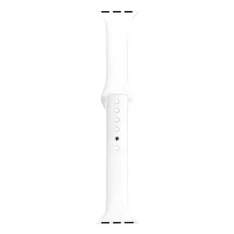 MALLA RELOJ MODS-752 SILICONA LISA 38 - ST - BLANCO
