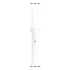 MALLA RELOJ MODS-752 SILICONA LISA 38 - ST - BLANCO