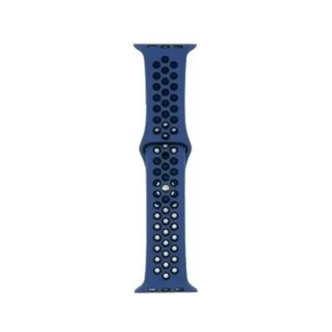 MALLA RELOJ MODS-764 SILICONA BICOLOR 38 - ST - AZUL