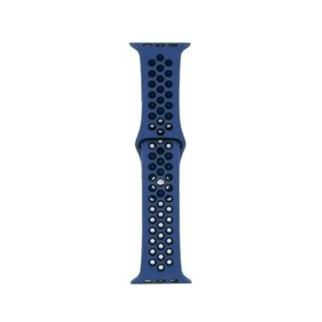 MALLA RELOJ MODS-764 SILICONA BICOLOR 38 - ST - AZUL