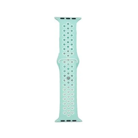 MALLA RELOJ MODS-764 SILICONA BICOLOR 38 - ST - CELESTE