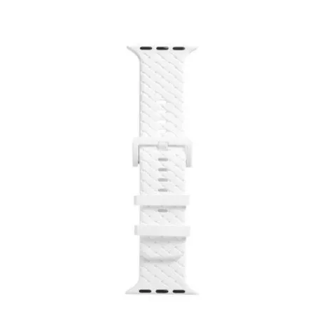 MALLA RELOJ MODS-767 SILICONA TRENZADA 42 - ST - BLANCO