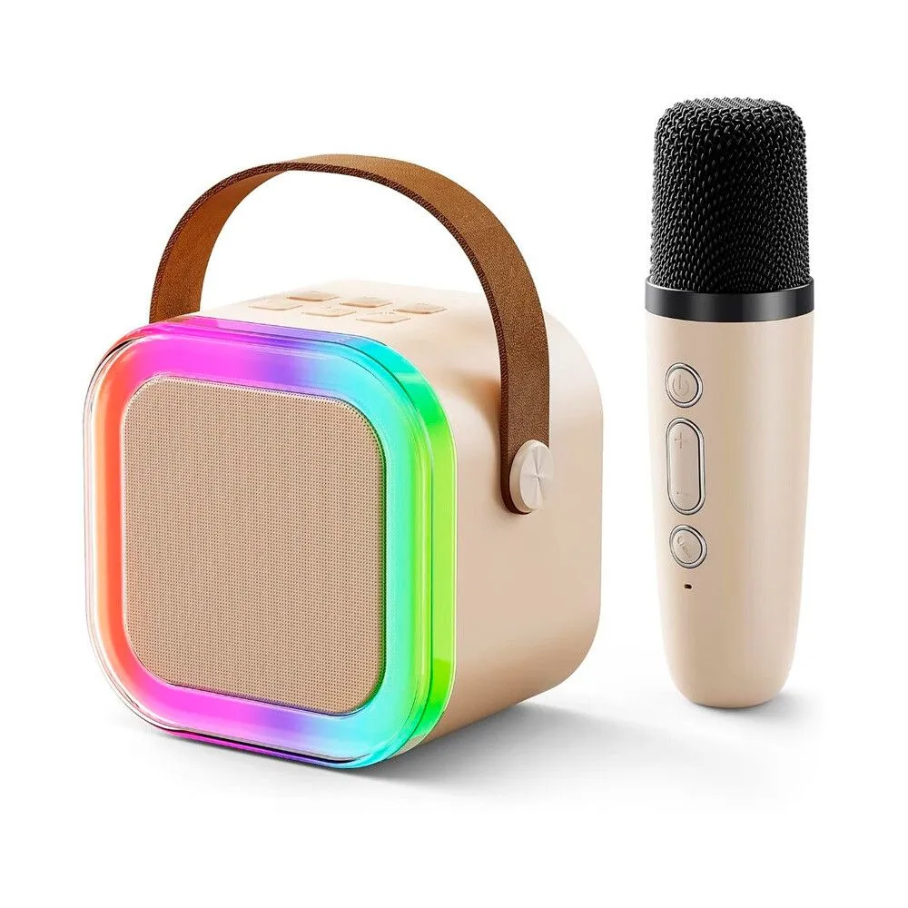 PARLANTE 3'' CON MIC MINI - MODS-901 LUMI - STOCK - BLANCO