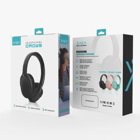 AURICULAR BT MODO-706 CROWS - NEGRO