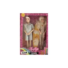 MUÑECOS PAREJA BEAUTY K283 - ZUMO - LENTEJUELAS
