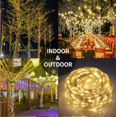 TIRA DE LUCES PARA EXTERIOR 10 MTS USB MODV-003I - VARIOS - BLANCO