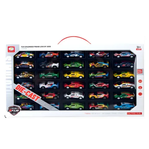 CAJA PORTA AUTITOS DE CARRERA x30 P24 ATRZ-001 - ZUMO