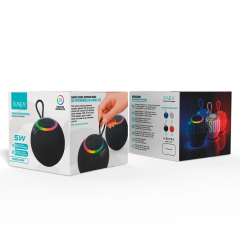 PARLANTE PEQUEÑO ESFERA MODX-004I - XAEA - NEGRO