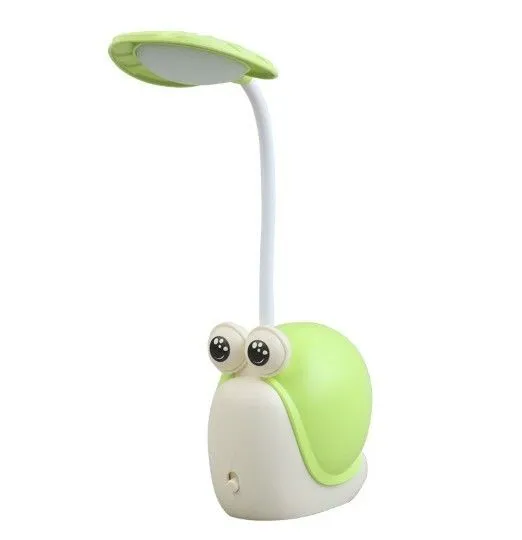 VELADOR INFANTIL CON PORTALAPIZ CARACOL MODV-00AO - VARIOS - VERDE CLARO