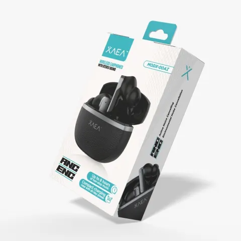 MANOS LIBRES TWS ANC SIMIL CUERO MODX-00AI - XAEA - NEGRO