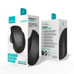 MOUSE ERGONOMICO INALAMBRICO + BT RECARGABLE MODX-00DW - XAEA - BLANCO