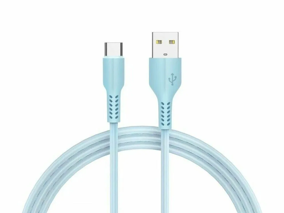 CABLE USB TIPO C MODV-00CF - VARIOS - CELESTE