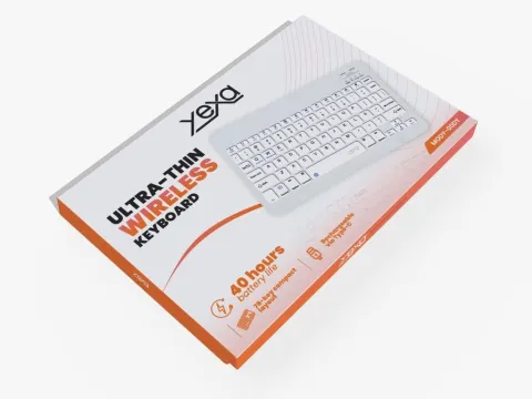 TECLADO BT ULTRAFINO COLORES MODY-00DY - YEXA - VIOLETA