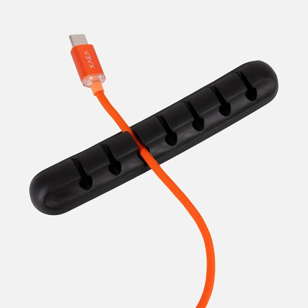 ORGANIZADOR PARA CABLES 7 RANURAS MODV-00DM - VARIOS - NEGRO
