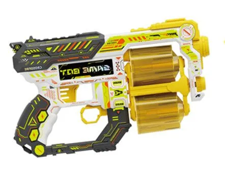 PISTOLA LANZA DARDOS DOBLE TAMBOR MODZ-00HB - ZUMO
