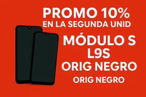 PROMO 10% EN LA SEGUNDA UNID MODULO T L9S - ORIG NEGRO