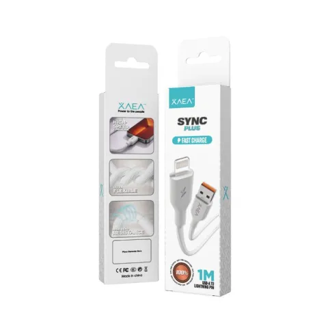 CABLE SYNC C PLUS TIPO USB-LIGHTNING MODX-00JE - XAEA - BLANCO
