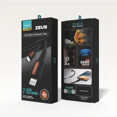 CABLE ZEUS TIPO C-LIGHTNING MODX-00IS - XAEA - MARRON