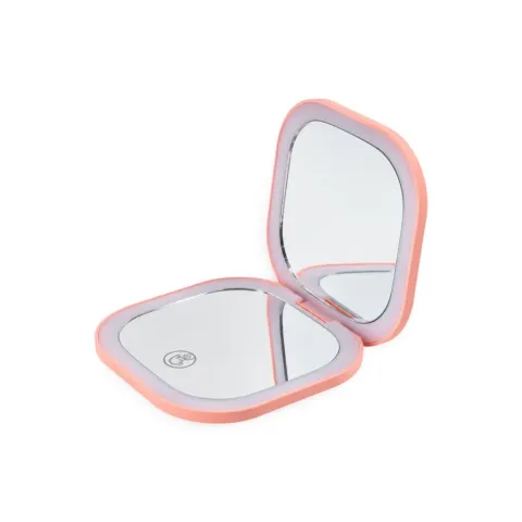 MINI ESPEJO DE BOLSILLO CON LED MODV-00K9 - VARIOS - ROSA