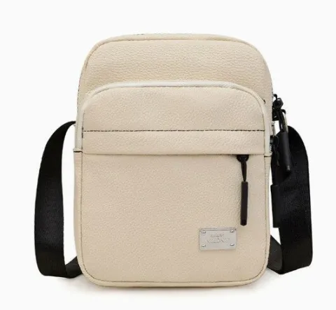 BOLSO  CUADRADO SIMIL CUERO MODV-00LP - VARIOS - BEIGE