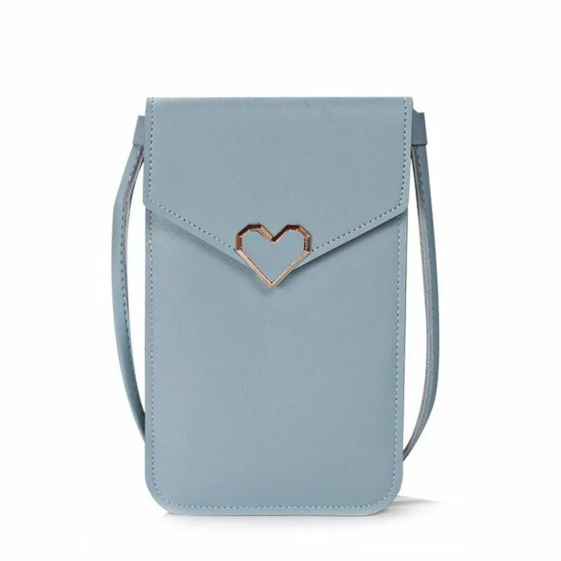 BANDOLERA PORTA CELULAR MODV-00KT - VARIOS - CELESTE