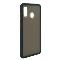 TPU BORDES COLORES MOD154 MOTOROLA E6 PLAY  VERDE OSCURO