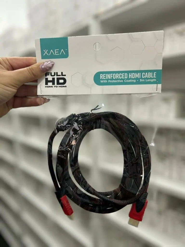 CABLE HDMI MALLADO 3M - OD:7.8MM, 1.4V