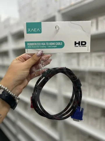 CABLE HDMI A VGA 1.5M - Nylon
