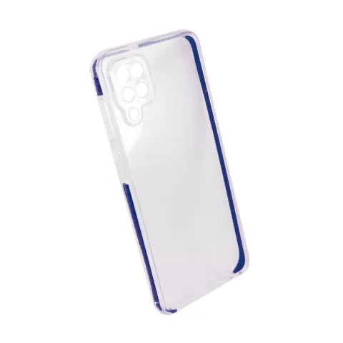 TPU ACRILICO TRANSP. MOD 157 - SAM A02 S - AZUL