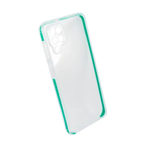 TPU ACRILICO TRANSP. MOD 157 - SAM A02 S - VERDE AGUA