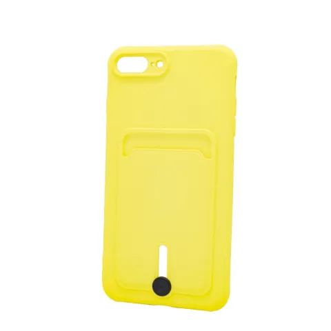 TPU TARJETERO ANTICAIDA IP 13 MINI - AMARILLO