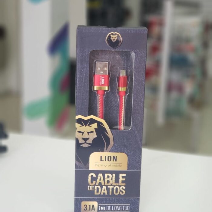 CABLE USB MOD02 - JEAN - V8 - ROJO