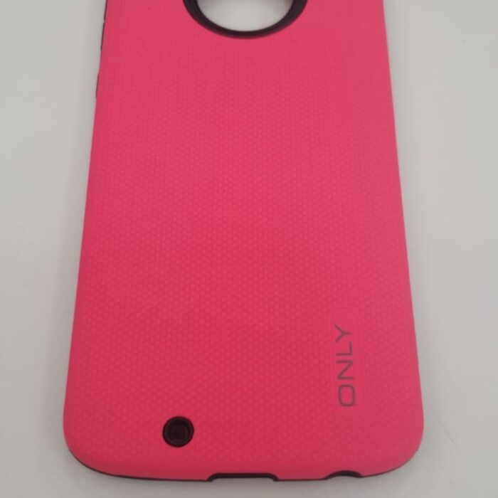 TPU MOTOMO TEXTURA MOD57E MOTO G7 fucsia