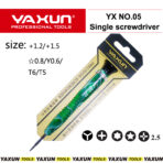 HERRAMIENTAS DESTORNILLADOR INDIVIDUAL YX NO.05 SCREWDRIVER PRU - Imagen 2