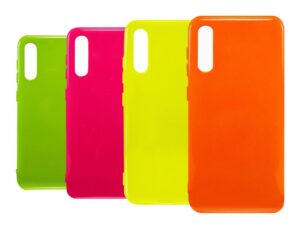 TPU FLUO VERANO MOD155 MOTO G8 PLUS VERDE FLUO - Imagen 2