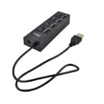 ADAPTADOR HUB USB 4 PUERTOS - NEGRO - Imagen 2