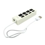 ADAPTADOR HUB USB 4 PUERTOS - BLANCO - Imagen 2