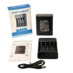 CARGADOR PARA 4 PILAS CON USB - Imagen 2