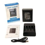 CARGADOR PARA 4 PILAS CON USB - Imagen 2