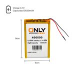 BATERIA DE TABLET 406090  - 3500mAh - 6 x 9 cm