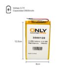 BATERIA DE TABLET 3080120  - 3500mAh - 8 x 12.5 cm