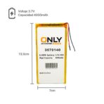 BATERIA DE TABLET 3570140  - 4000mAh  - 7 x 13.5 cm