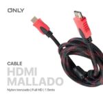 CABLE HDMI MALLADO 1.5M -OD:7.8MM, 1.4V - Imagen 4