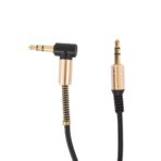 CABLE AUX 3,5 MOD69 - 1,8 METROS - ESPIRAL - NEGRO - Imagen 3