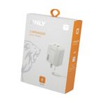 CARGADOR 220V ONLY MOD06 - 2 USB + CABLE TC - BLANCO