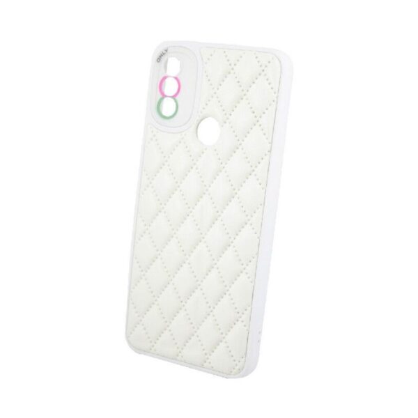 TPU ROMB. P.  BLANCO - MOTO E6 PLAY