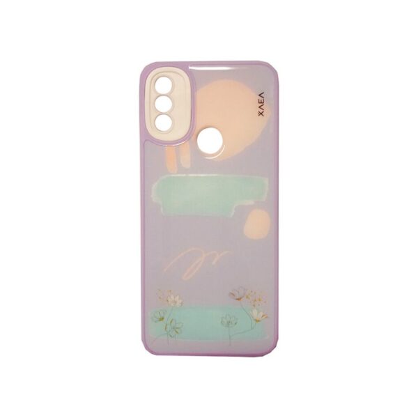 TPU TRANSP.PAS  LILA - MOTO G31