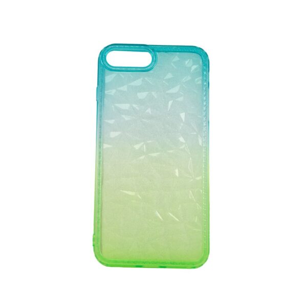 TPU MOD04 DIAM 2 COL  IP 7 PLUS / 8 PLUS - CELESTE / VERDE - XAEA